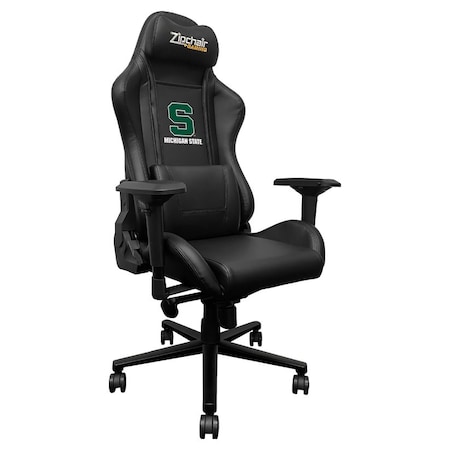 Xpression Pro Gaming Chair With Michigan State Spartans With Secondary Logo